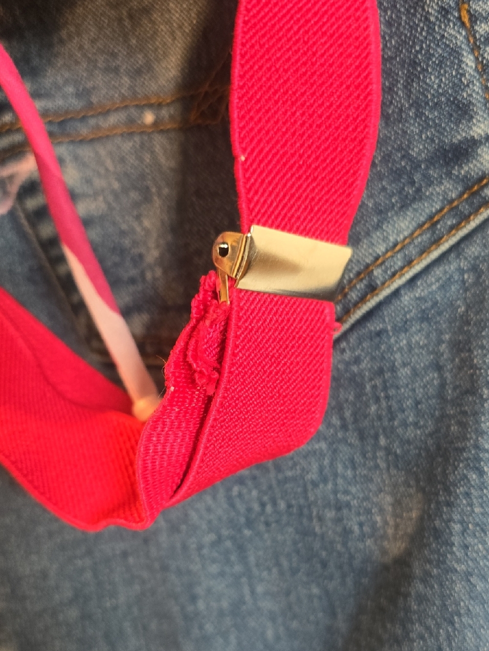 ⭐️Vintage 80's Custom Denim 2pce Set Pink Camo Stars & Stretch Denim - Picture 9 of 16
